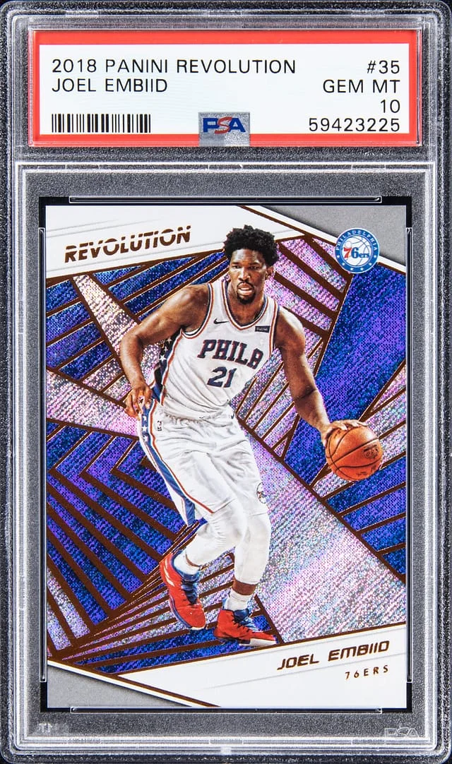 2018-19 Panini Revolution Joel Embiid #35 card image