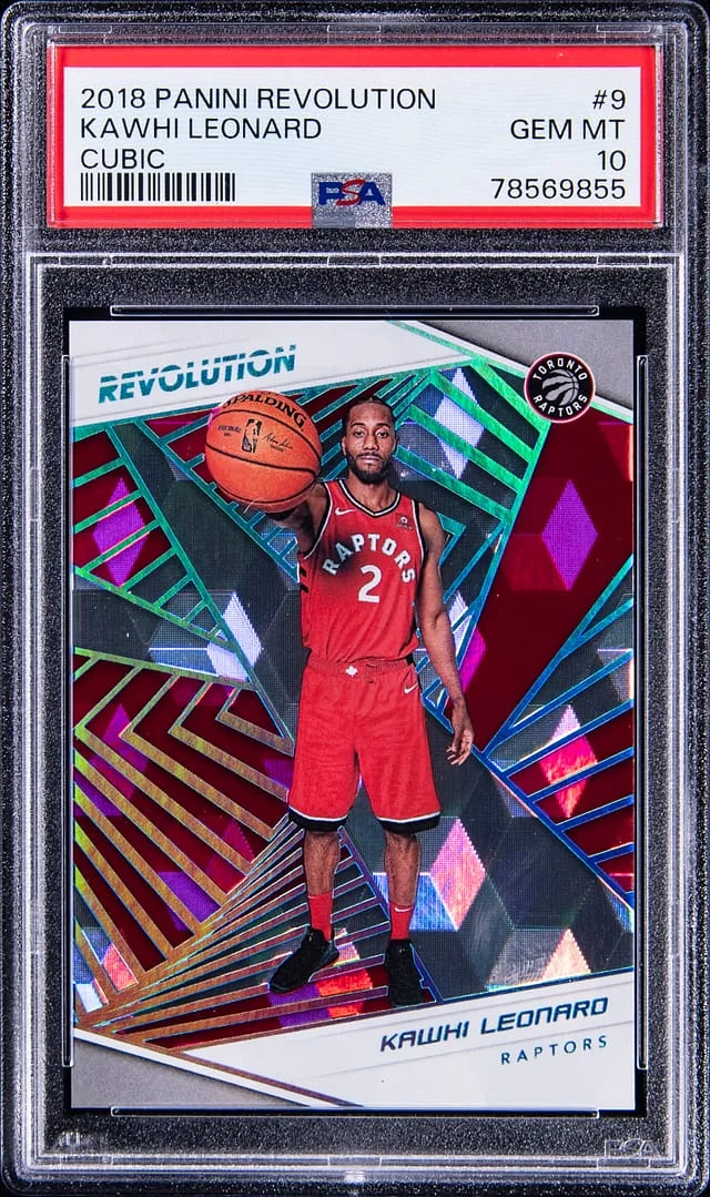 2018-19 Panini Revolution Kawhi Leonard Cubic #9 card image