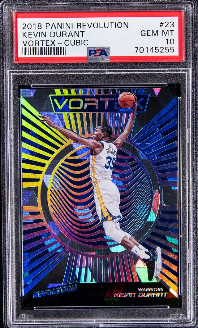 2018-19 Panini Revolution Kevin Durant Vortex Cubic #23 card image