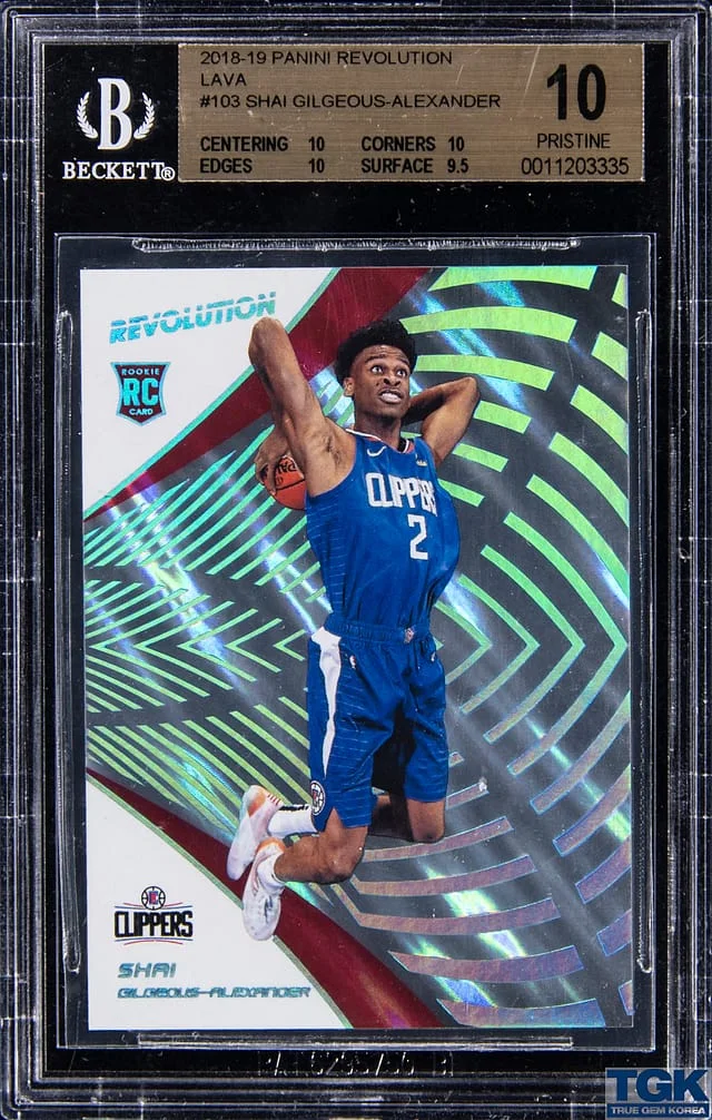 2018-19 Panini Revolution Shai Gilgeous-Alexander Lava #103 card image