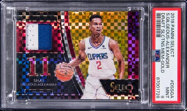 2018-19 Panini Select Draft Selections Memorabilia Gold Prizm #DS #no-number card image