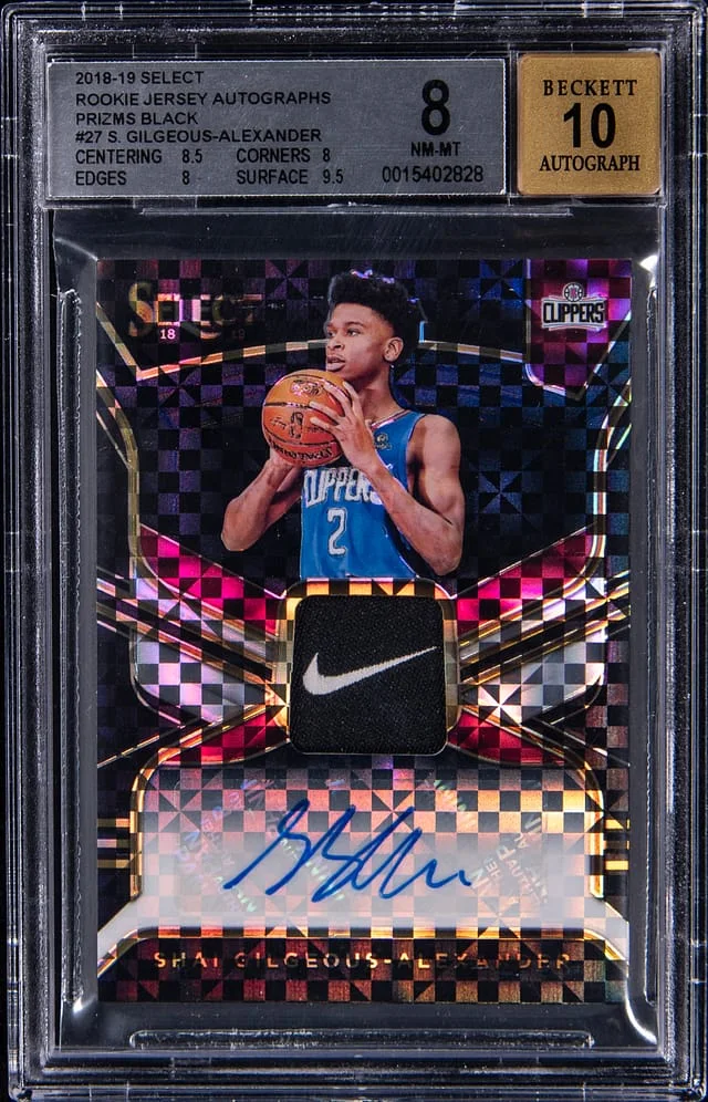 2018-19 Panini Select Jersey Autographs Black Prizm #RJA #no-number card image