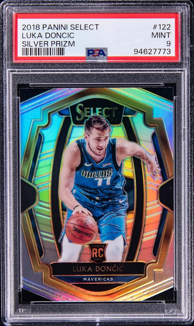 2018-19 Panini Select Luka Doncic Silver #122 card image