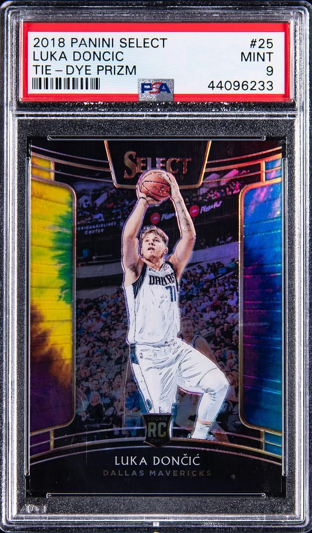2018-19 Panini Select Luka Doncic Tri-Color Prizm #25 card image