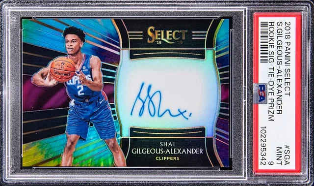 2018-19 Panini Select Signature Tie-Dye Prizm #RS #no-number card image