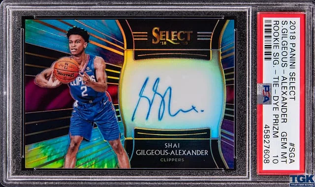 2018-19 Panini Select Signatures Tie-Dye Prizm #RS #no-number card image