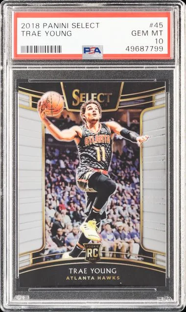 2018-19 Panini Select Trae Young #45 card image