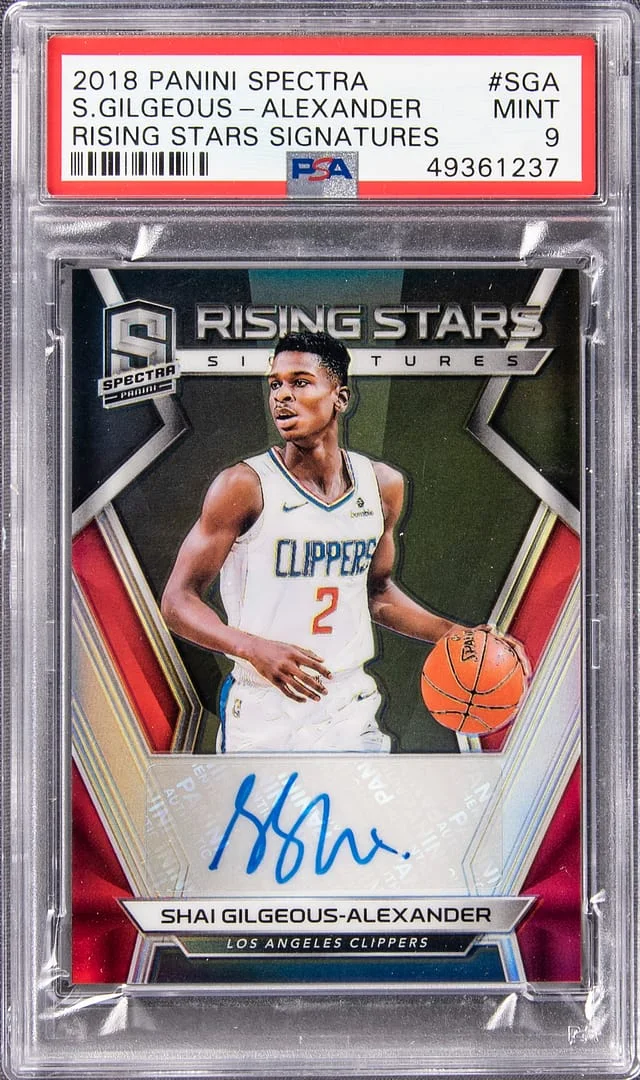 2018-19 Panini Spectra Rising Stars Signatures #RS #no-number card image