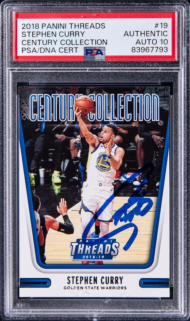 2018-19 Panini Stephen Curry Threads Century Collection #19 card image