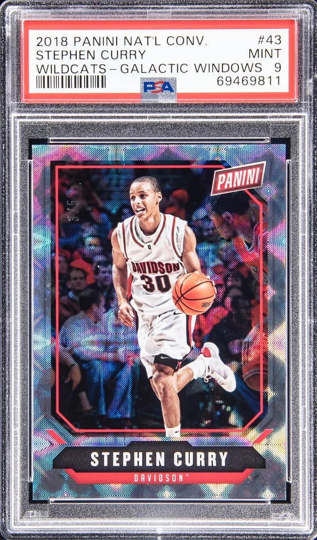 2018-19 Panini Stephen Curry National Convention Warriors - Galatic Windows #43 card image