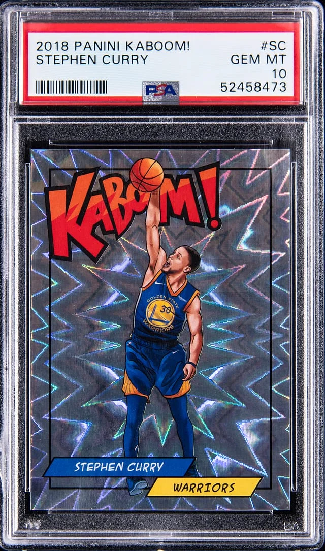 2018-19 Panini Stephen Curry Kaboom! #K-SC card image