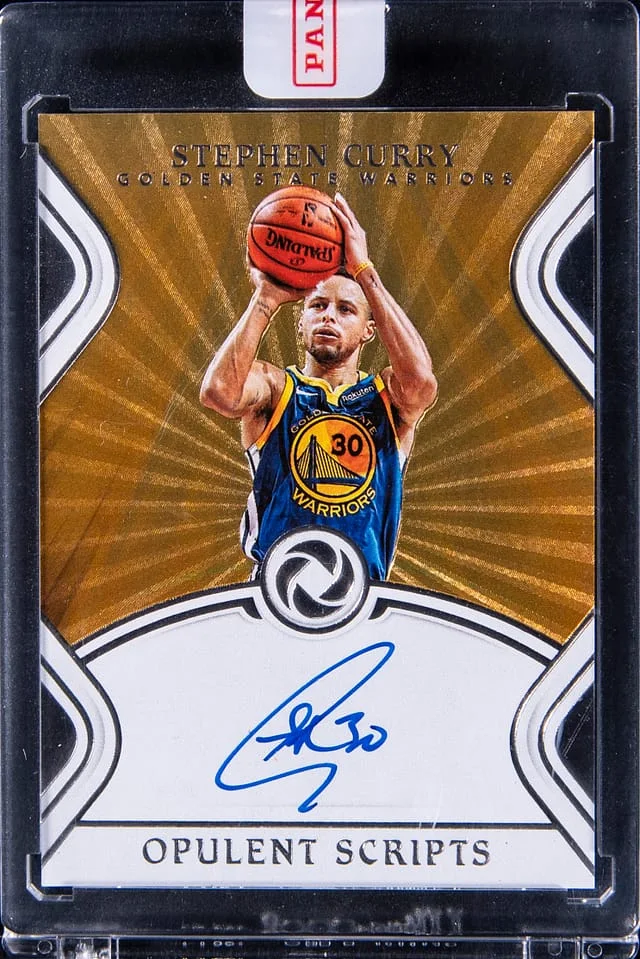 2018-19 Panini Stephen Curry Opulence Opulent Scripts #OS-SCY card image