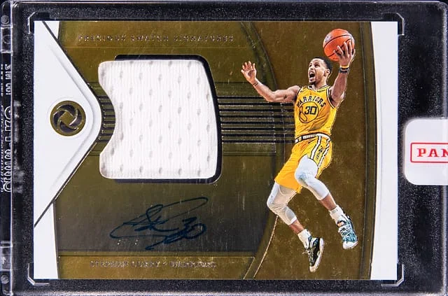 2018-19 Panini Stephen Curry Opulence Precious Swatch Signatures #PS-SCY card image