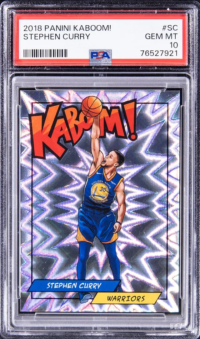 2018-19 Panini Stephen Curry Kaboom! #SC card image