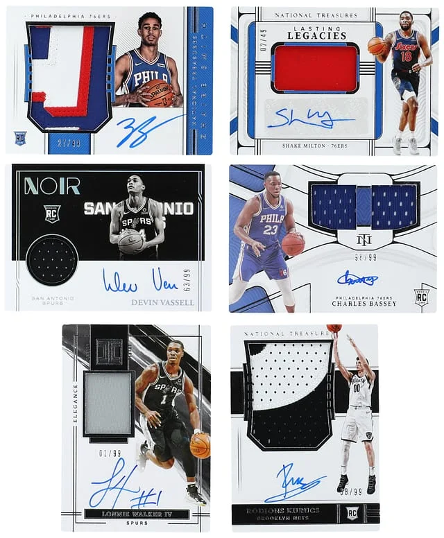 2018-22 Panini National Treasures, Other Basketball #no-number card image