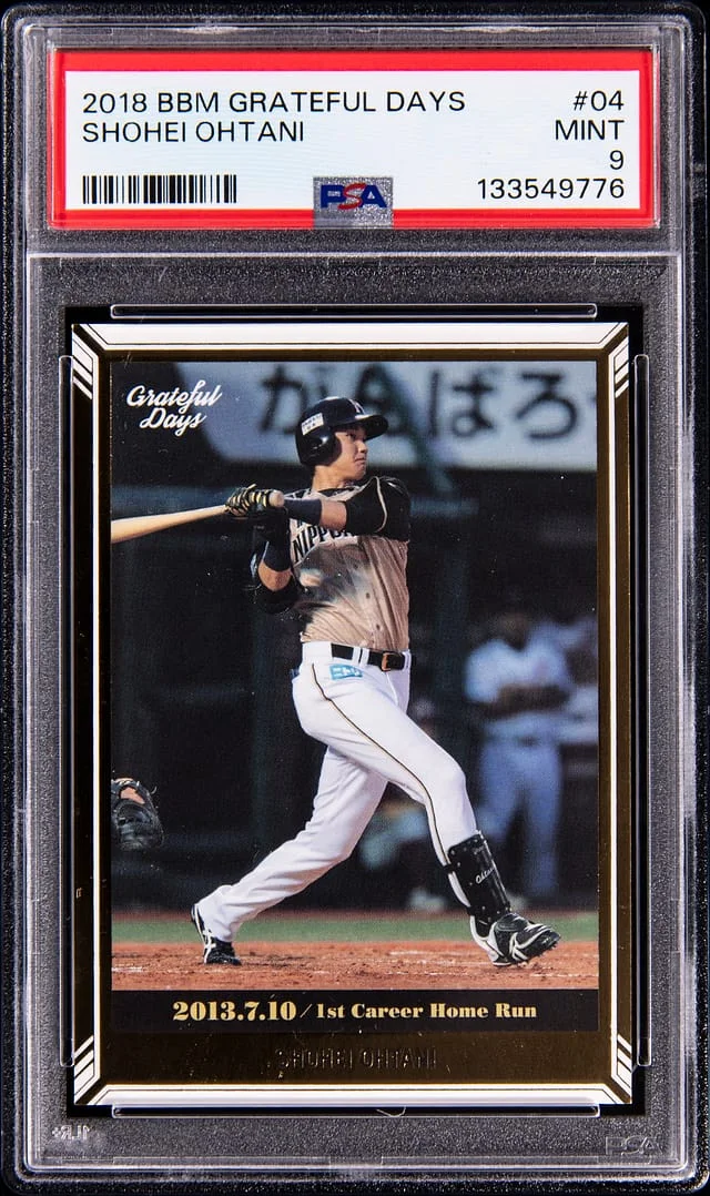 2018 BBM Grateful Days Shohei Ohtani #04 card image