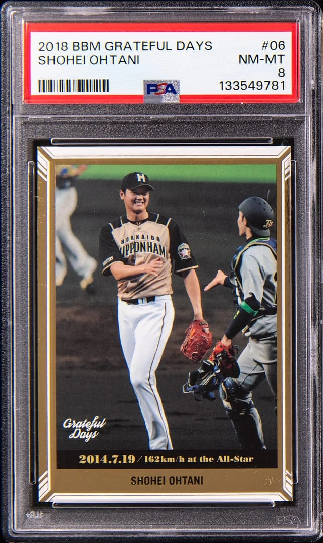 2018 BBM Grateful Days Shohei Ohtani #06 card image