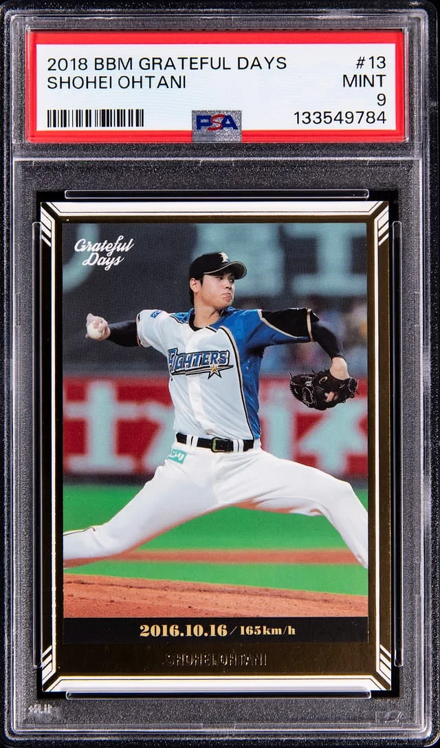 2018 BBM Grateful Days Shohei Ohtani #13 card image