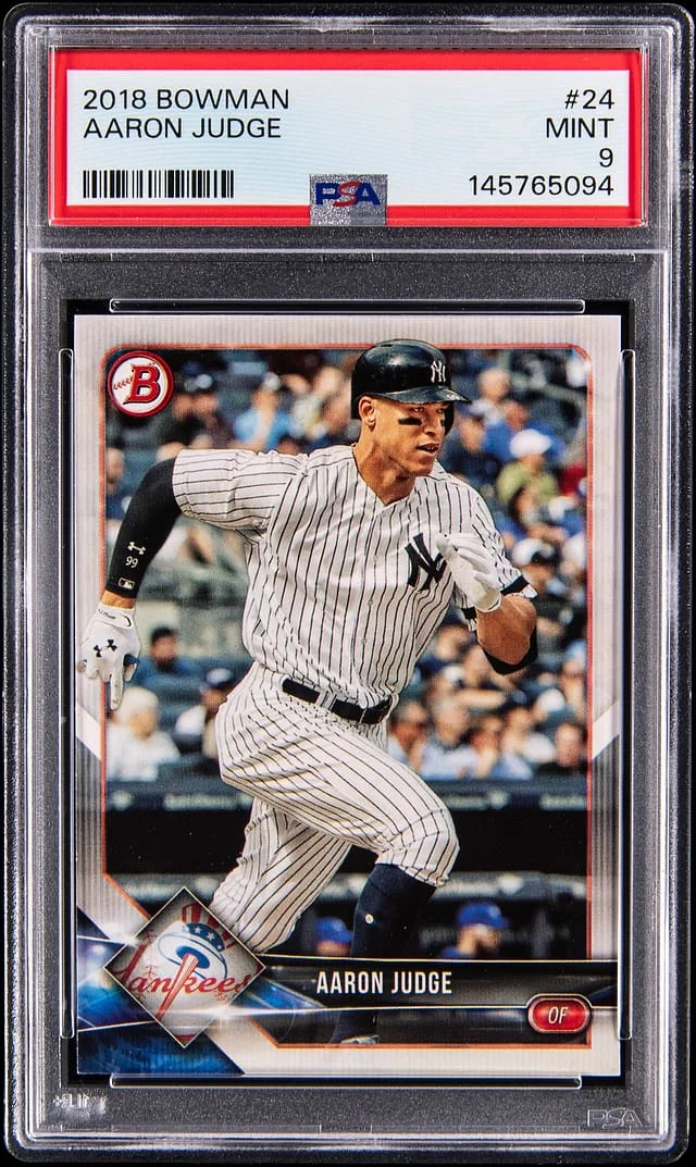 2018 Bowman Aaron Judge #24 card image