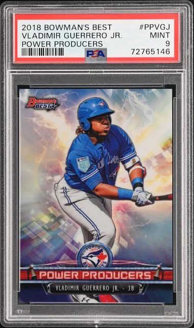 2018 Bowman Best Vladimir Guerrero Jr. Power Producers #PP-VGJ card image