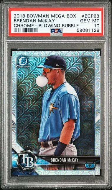 2018 Bowman Brendan Mckay Mega Box Chrome #BCP68 card image