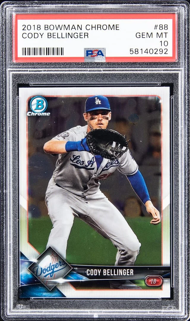 2018 Bowman Chrome Cody Bellinger #88 card image