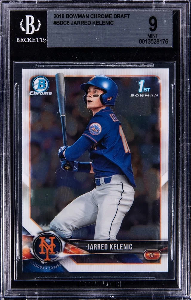 2018 Bowman Chrome Draft Jarred Kelenic #BDC6 card image