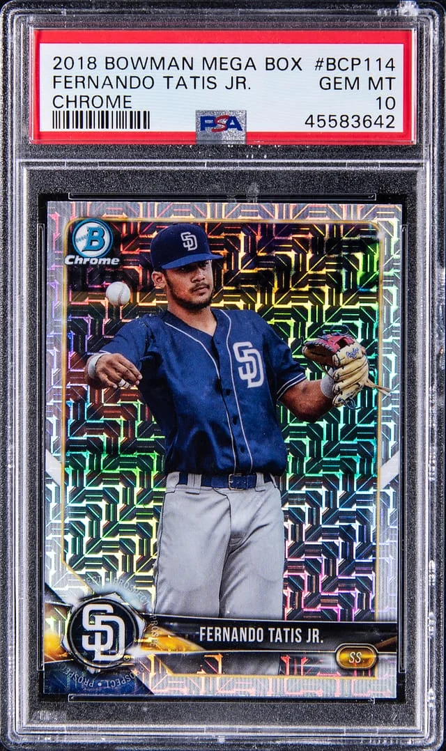 2018 Bowman Chrome Mega Box Fernando Tatis Jr. #BCP114 card image