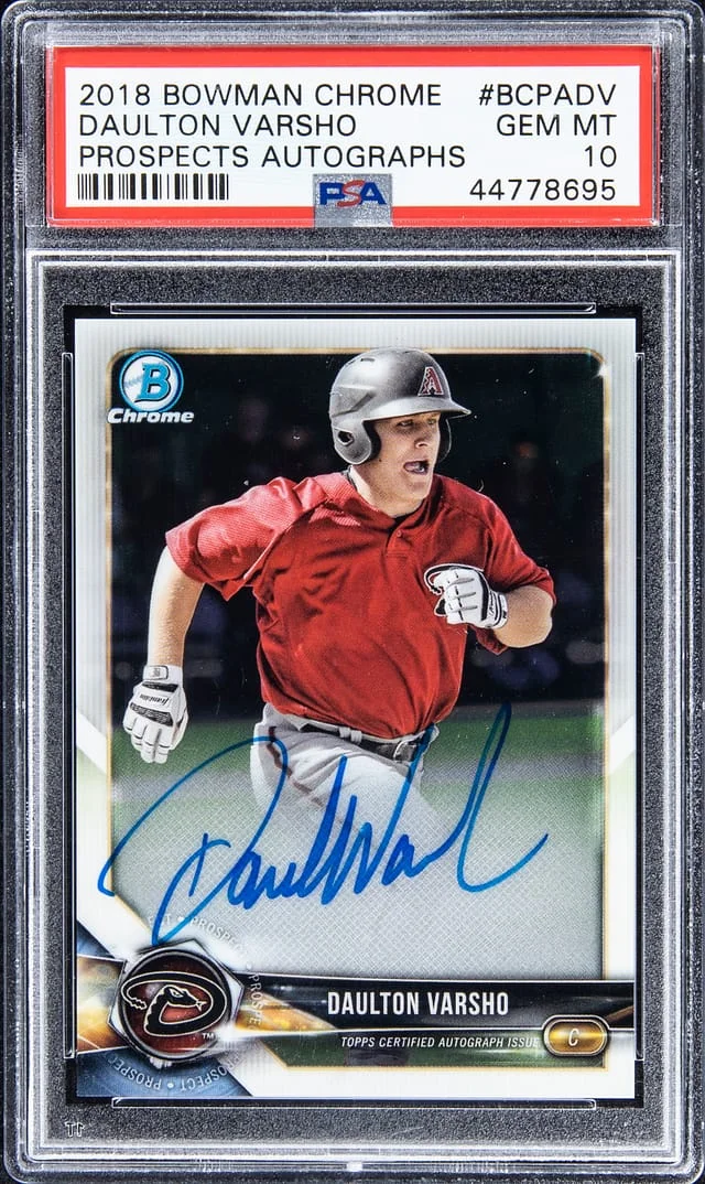 2018 Bowman Chrome Prospects Daulton Varsho Autograph #BCPA-DV card image