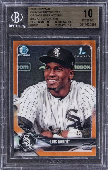 2018 Bowman Chrome Prospects Luis Robert #BCP21 card image