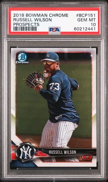 2018 Bowman Chrome Prospects Russell Wilson #BCP151 card image