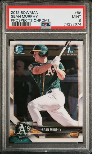 2018 Bowman Chrome Prospects Sean Murphy #BCP58 card image