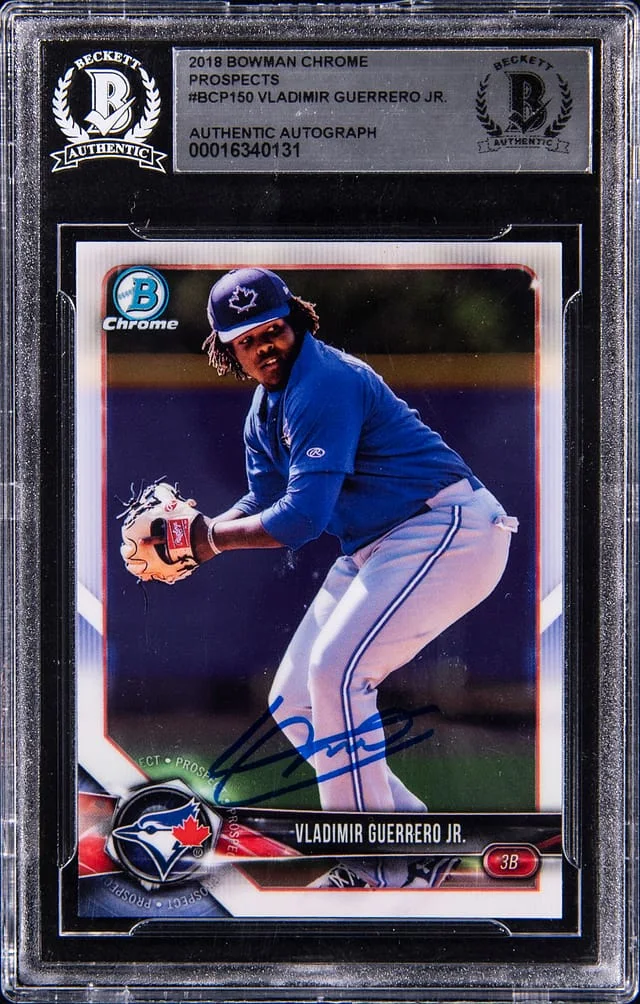 2018 Bowman Chrome Prospects Vladimir Guerrero Jr. #BCP150 card image