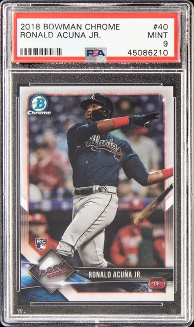 2018 Bowman Chrome Ronald Acuna Jr. #40 card image