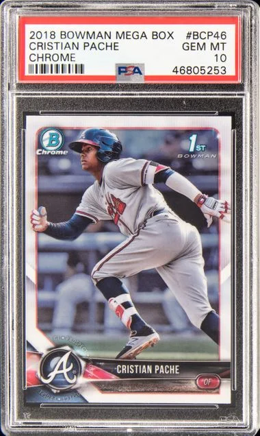 2018 Bowman Cristian Pache Mega Box Chrome #Bcp46 card image