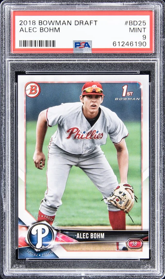 2018 Bowman Draft Alec Bohm #BD-25 card image