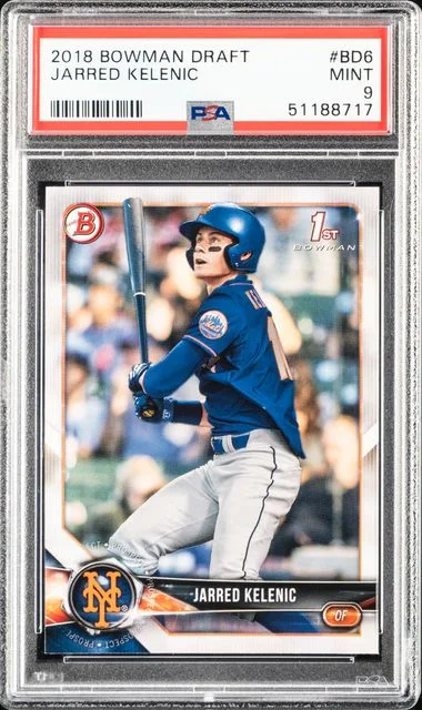 2018 Bowman Draft Jarred Kelenic #BD6 card image