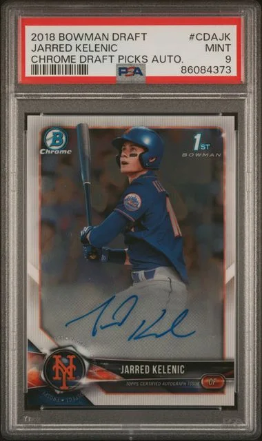 2018 Bowman Draft Jarred Kelenic Chrome Draft Picks Autographs #CDAJK card image