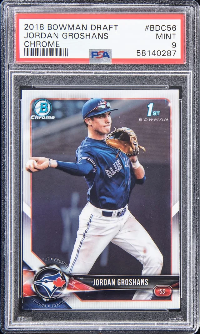 2018 Bowman Draft Jordan Groshans Chrome #BDC-56 card image