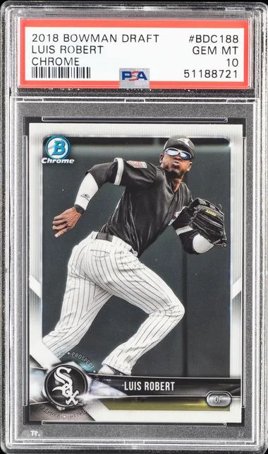 2018 Bowman Draft Luis Robert Chrome #BDC188 card image