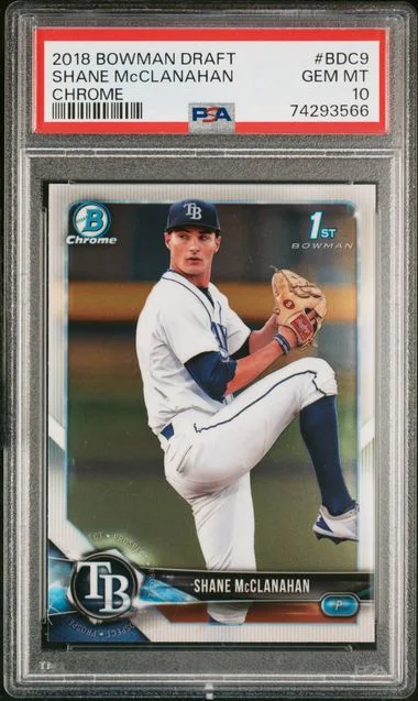 2018 Bowman Draft Shane Mcclanahan Chrome #BDC9 card image