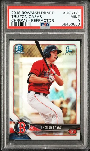 2018 Bowman Draft Triston Casas #BDC171 card image