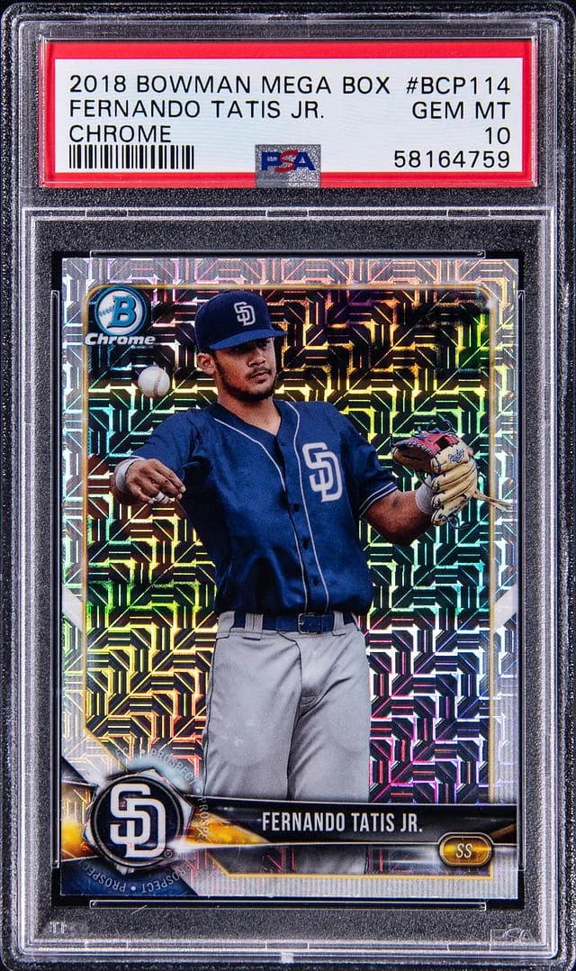 2018 Bowman Fernando Tatis Jr. Mega Box Chrome #BCP-114 card image