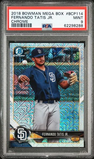 2018 Bowman Fernando Tatis Jr. Mega Box Chrome #BCP114 card image