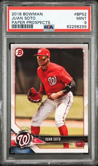 2018 Bowman Juan Soto Paper Prospects #BP52 card image