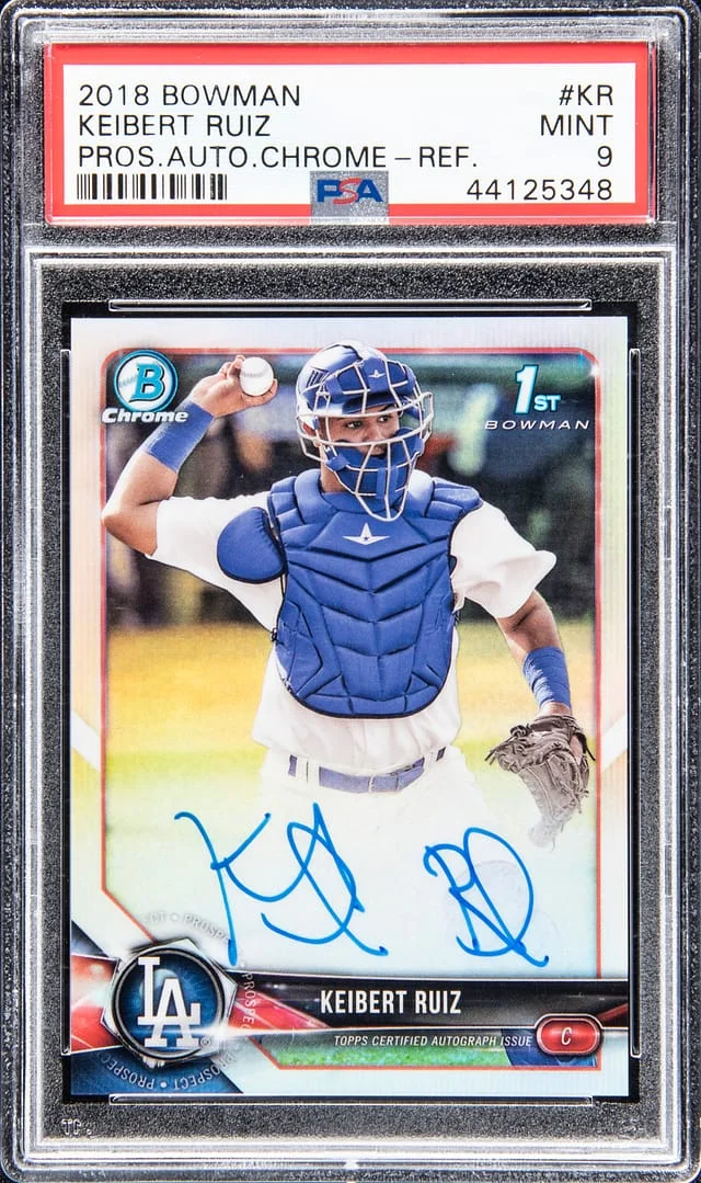 2018 Bowman Keibert Ruiz Prospect Autograph Chrome Refractor #CPA-KR card image