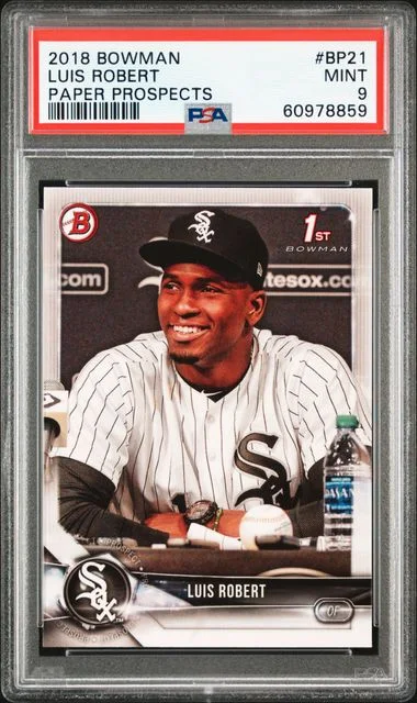 2018 Bowman Luis Robert Paper Prospects #BP21 card image