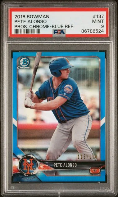2018 Bowman Pete Alonso Prospects Chrome #137 card image