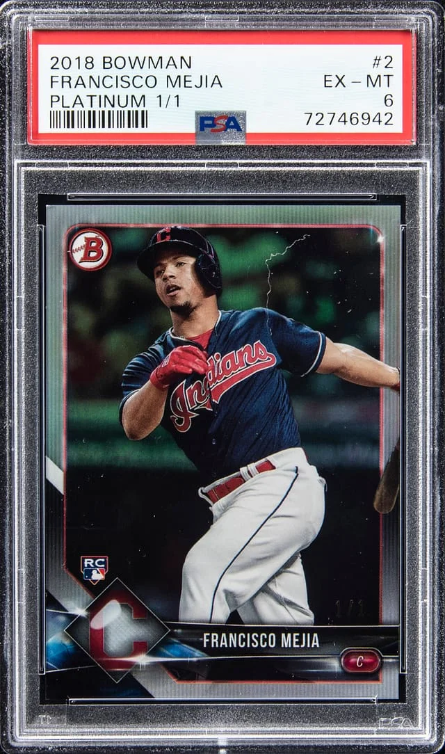 2018 Bowman Platinum Francisco Mejia #2 card image