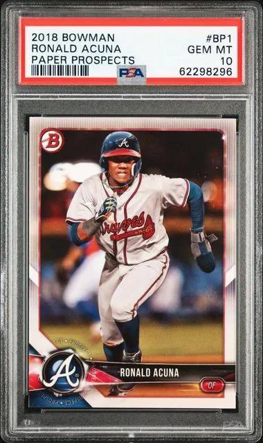 2018 Bowman Ronald Acuna Paper Prospects #BP1 card image